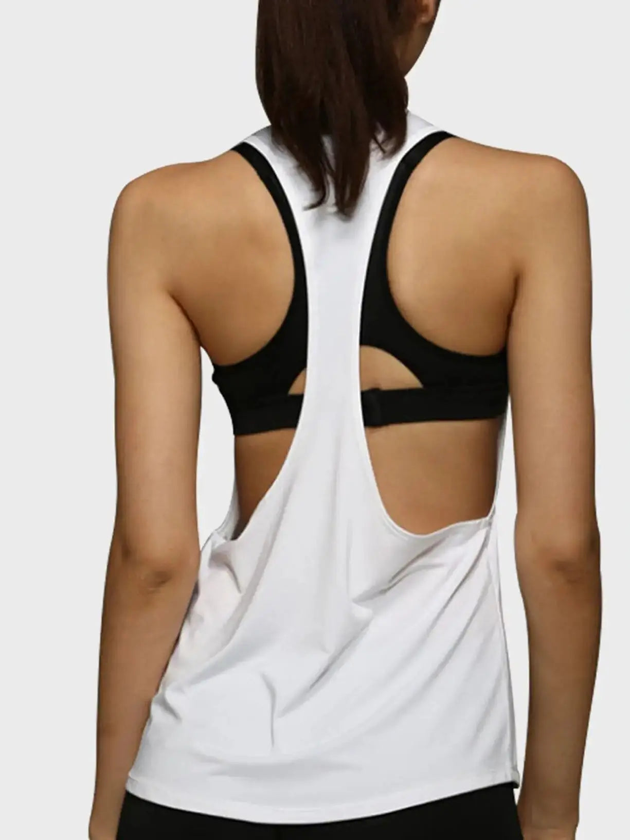 Klosonfy Sculpt Seamless Open-Back Training Tank