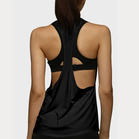 Klosonfy Sculpt Seamless Open-Back Training Tank