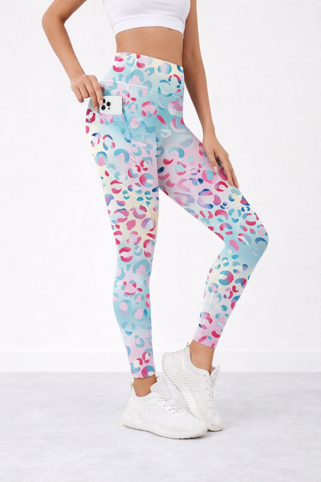 Klosonfy Sculpt High-Waist Printed Leggings