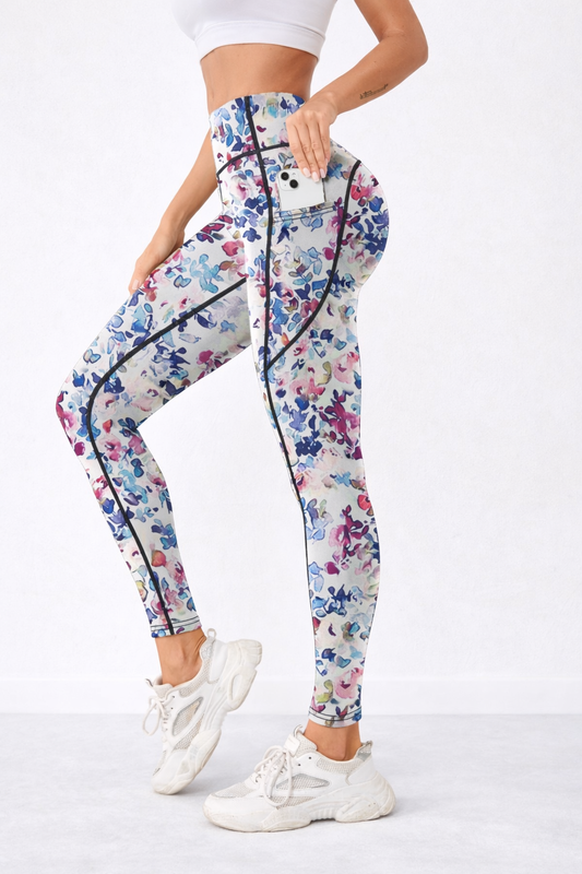 Klosonfy Sculpt High-Waist Printed Leggings