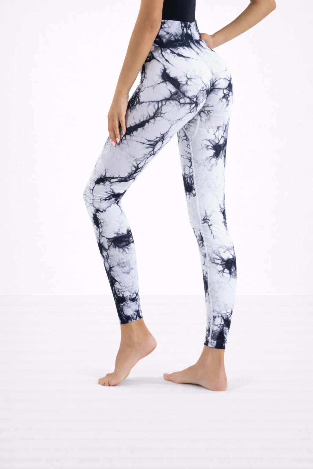 Klosonfy Seamless Tie-Dye Sculpt Leggings