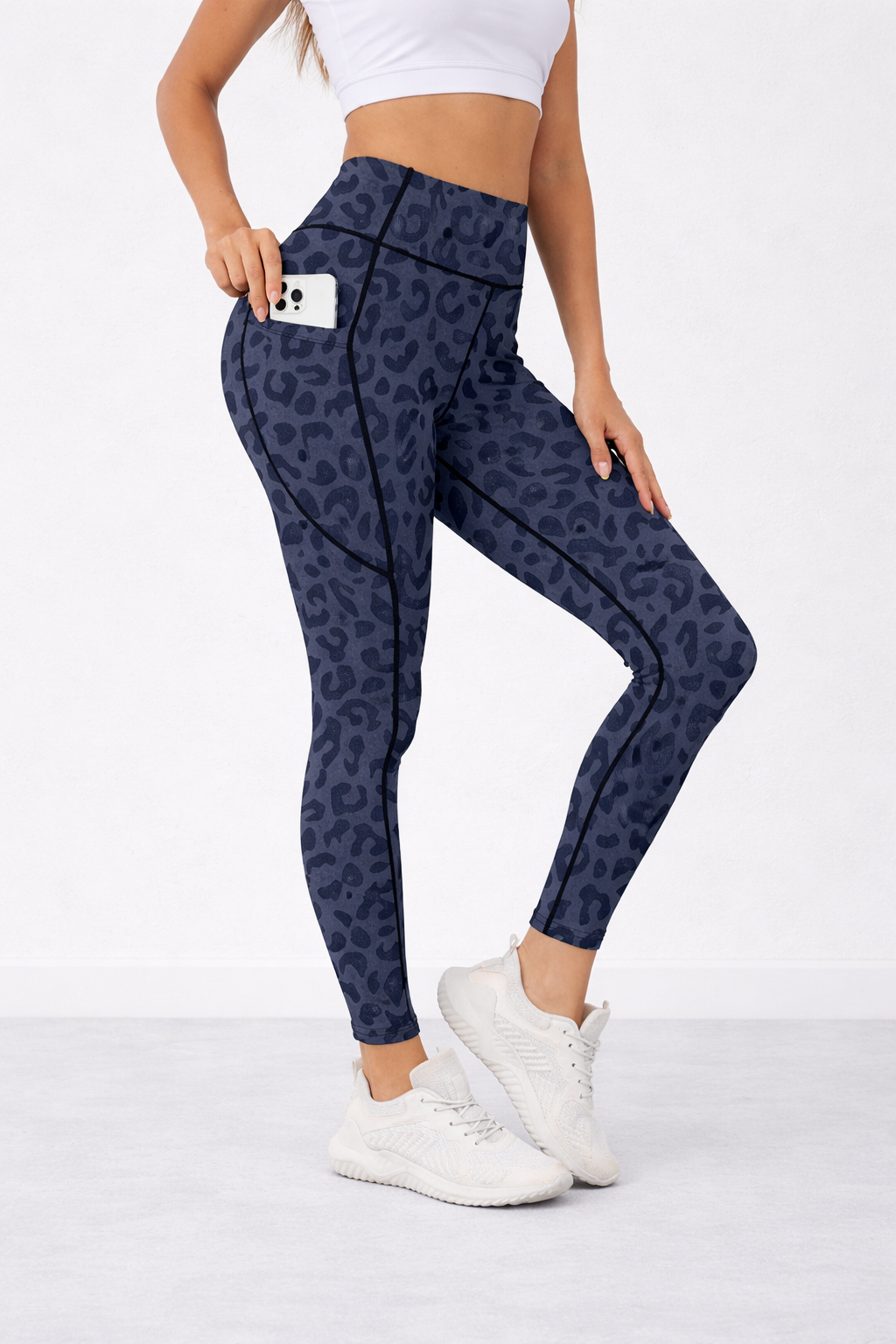 Klosonfy Sculpt High-Waist Printed Leggings
